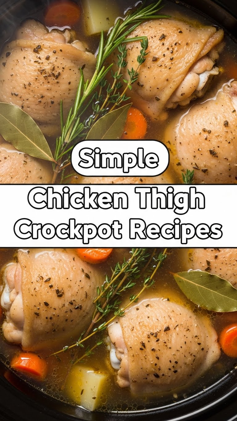 Simple Chicken Thigh Crockpot Recipes