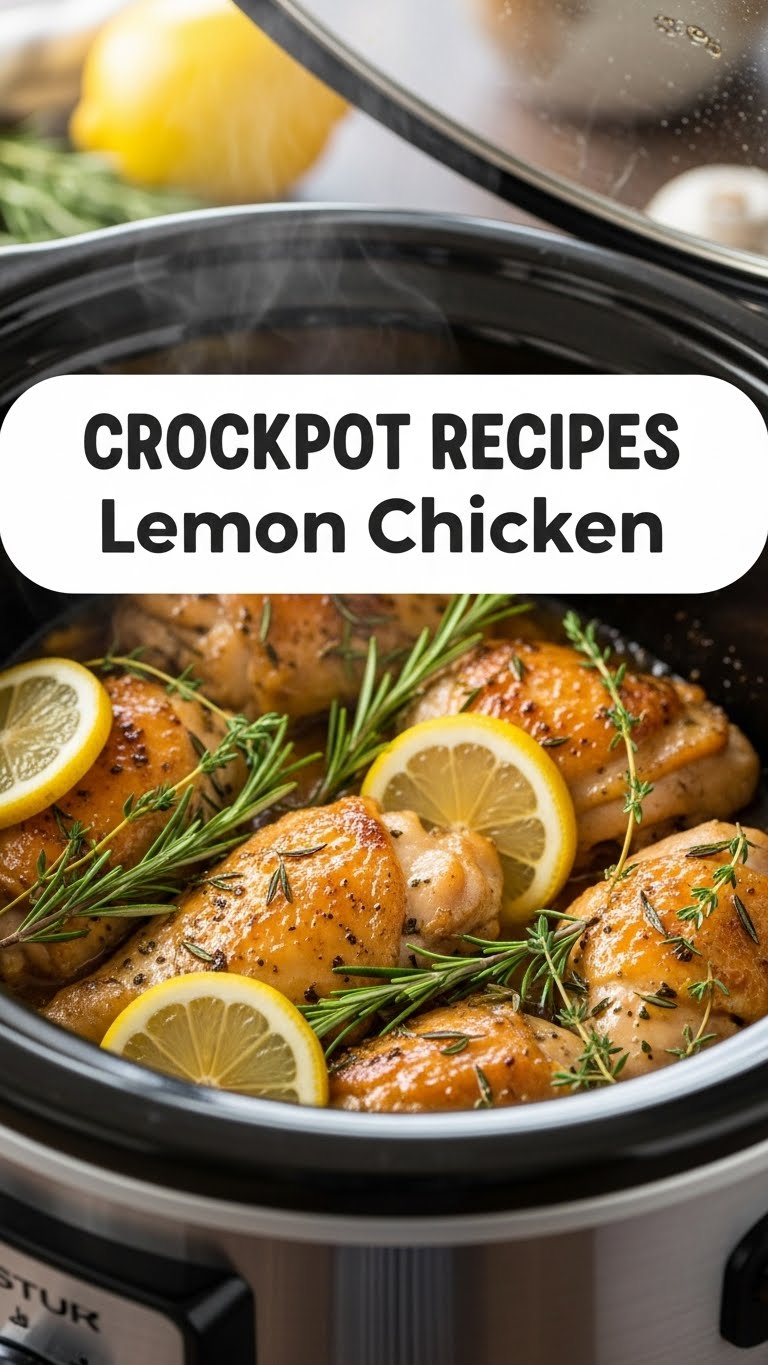 Crockpot Recipes Lemon Chicken
