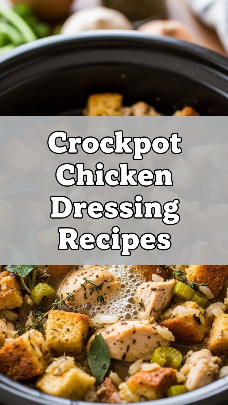 Crockpot Chicken Dressing Recipes