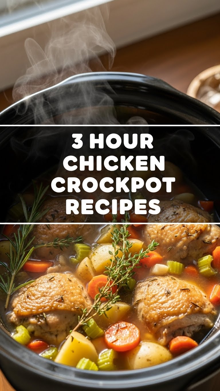 3 Hour Chicken Crockpot Recipes