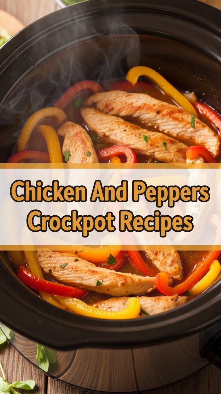 Chicken And Peppers Crockpot Recipes