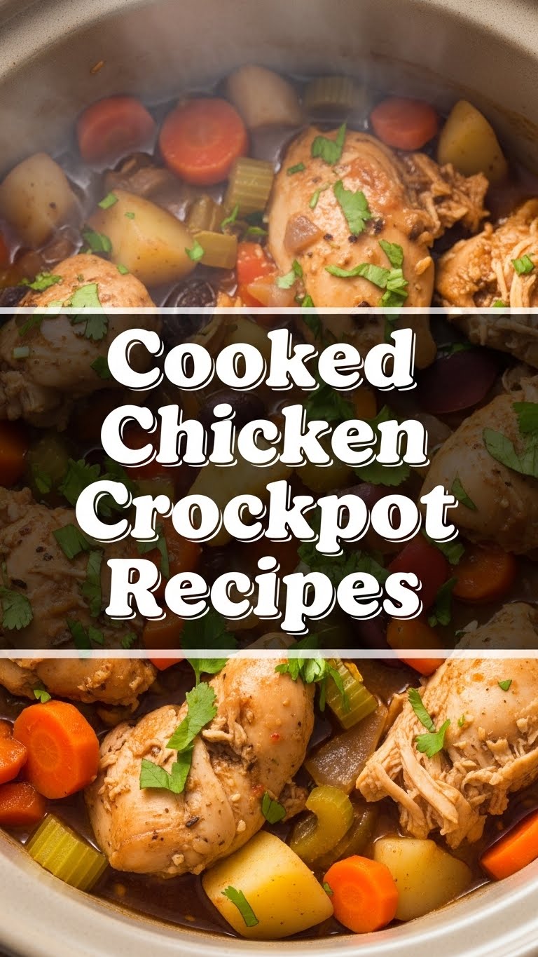 Cooked Chicken Crockpot Recipes