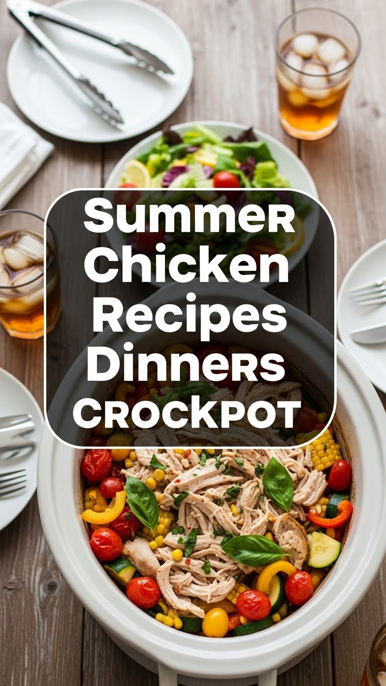 Summer Chicken Recipes Dinners Crockpot