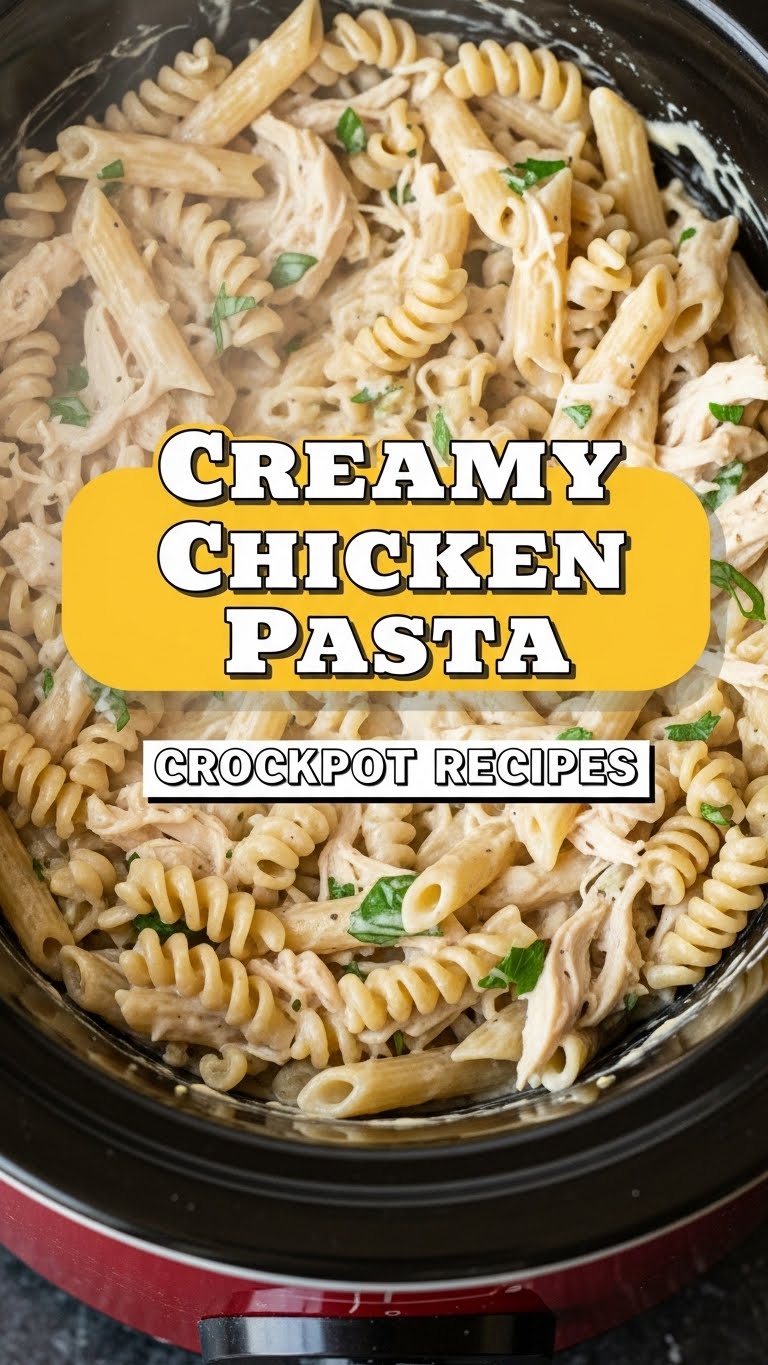 Creamy Chicken Pasta Crockpot Recipes