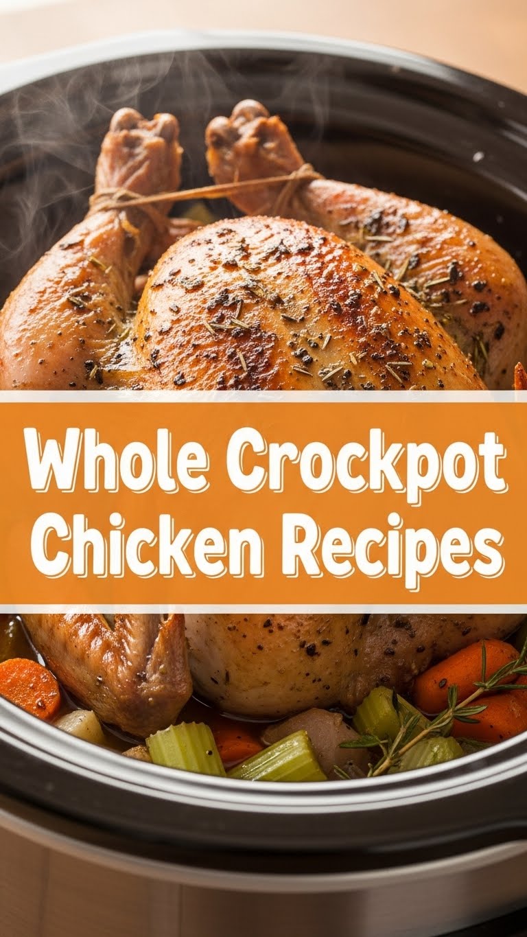 Whole Crockpot Chicken Recipes