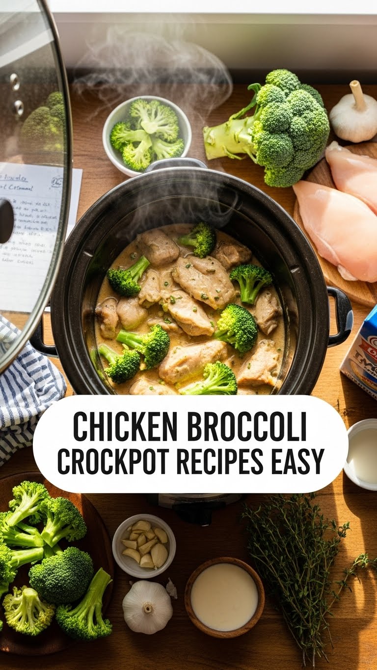 Chicken Broccoli Crockpot Recipes Easy