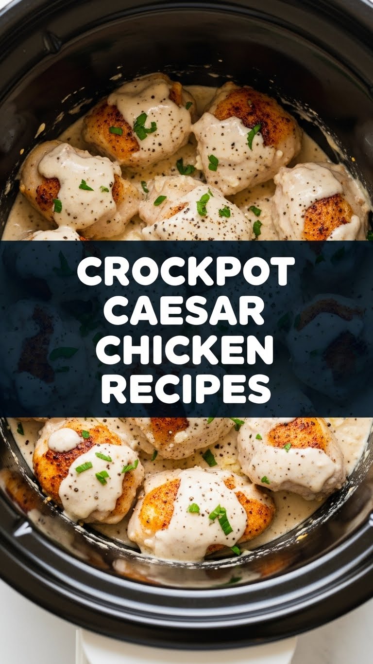 Crockpot Caesar Chicken Recipes
