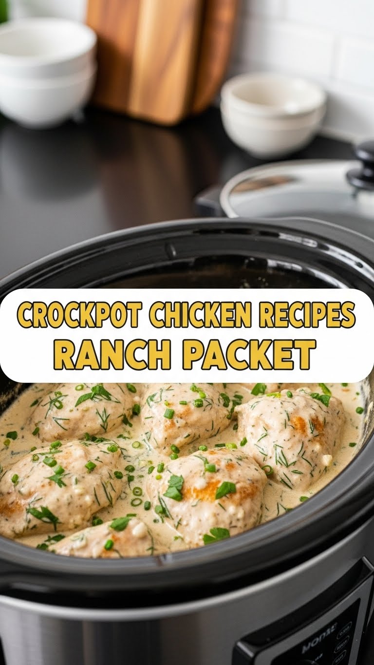 Crockpot Chicken Recipes Ranch Packet