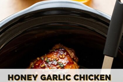 Honey Garlic Chicken Crock Pot Slow Cooker Crockpot Recipes