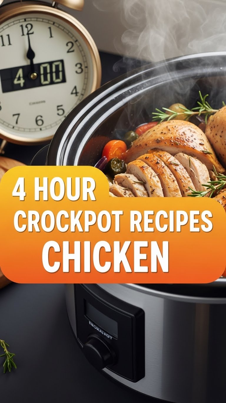 4 Hour Crockpot Recipes Chicken