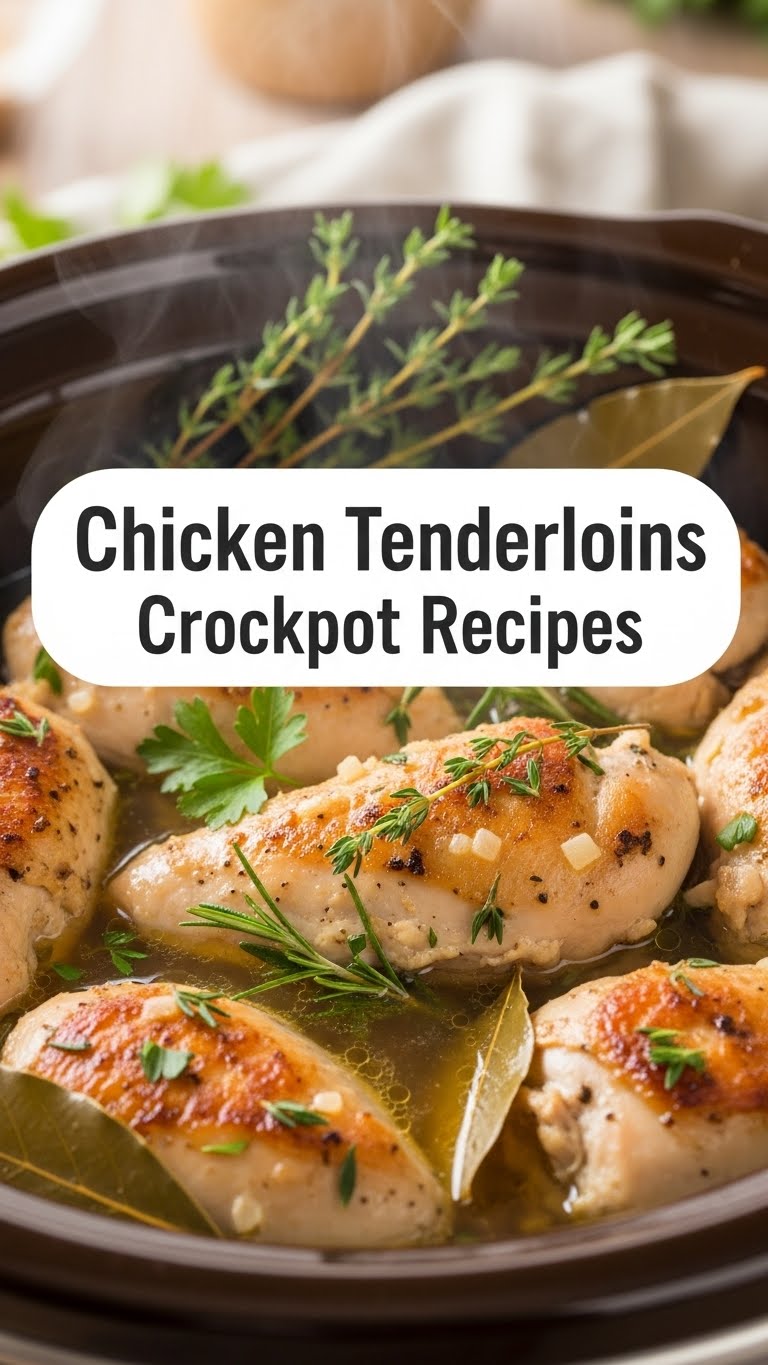 Chicken Tenderloins Crockpot Recipes