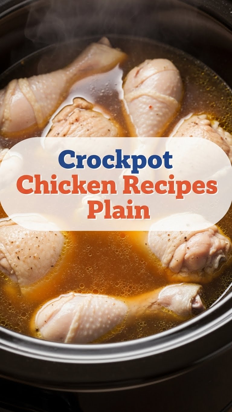 Crockpot Chicken Recipes Plain