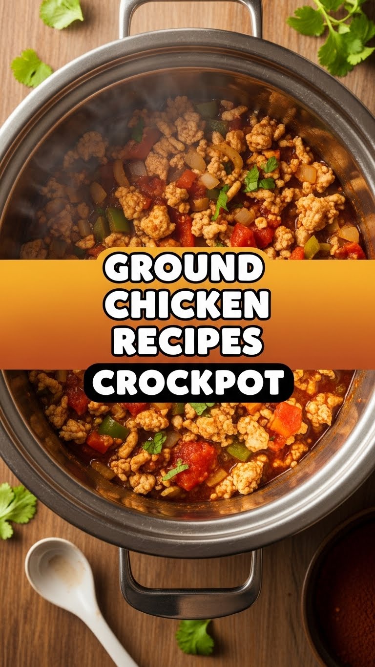 Ground Chicken Recipes Crockpot