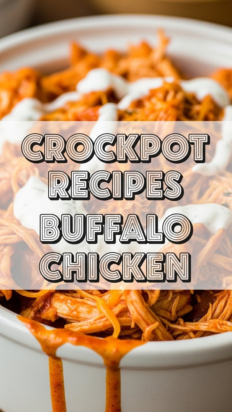 Crockpot Recipes Buffalo Chicken