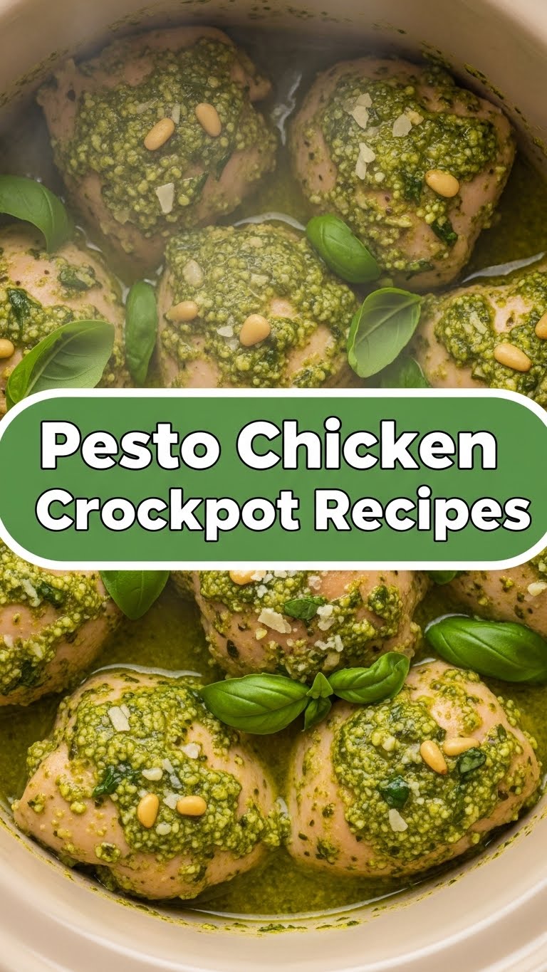 Pesto Chicken Crockpot Recipes