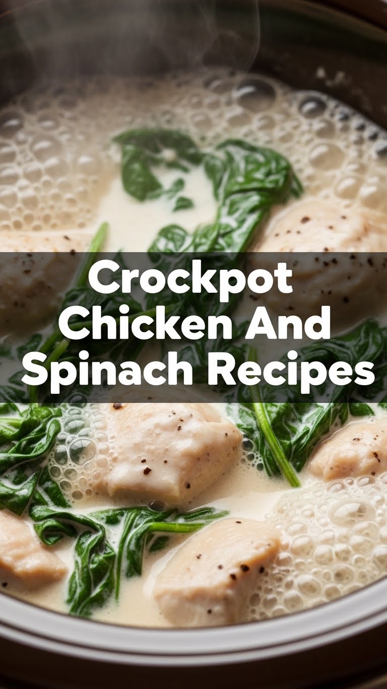 Crockpot Chicken And Spinach Recipes