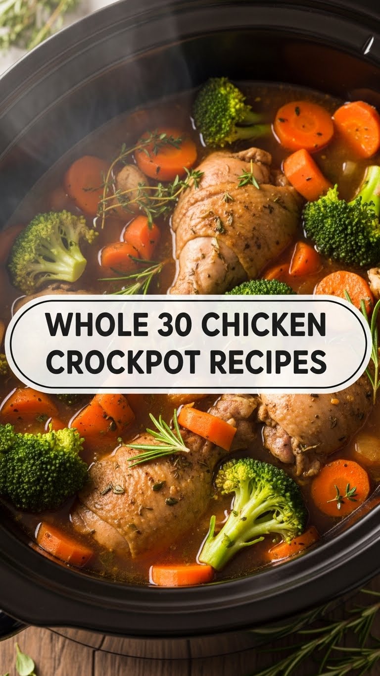 Whole 30 Chicken Crockpot Recipes