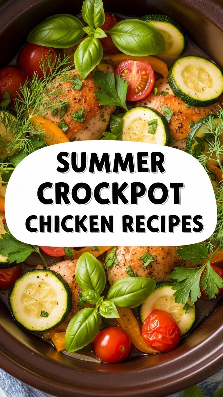 Summer Crockpot Chicken Recipes