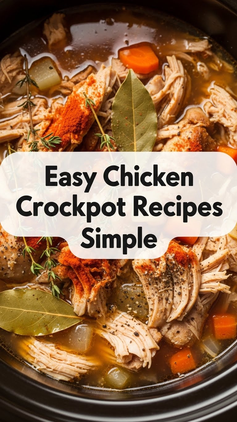 Easy Chicken Crockpot Recipes Simple