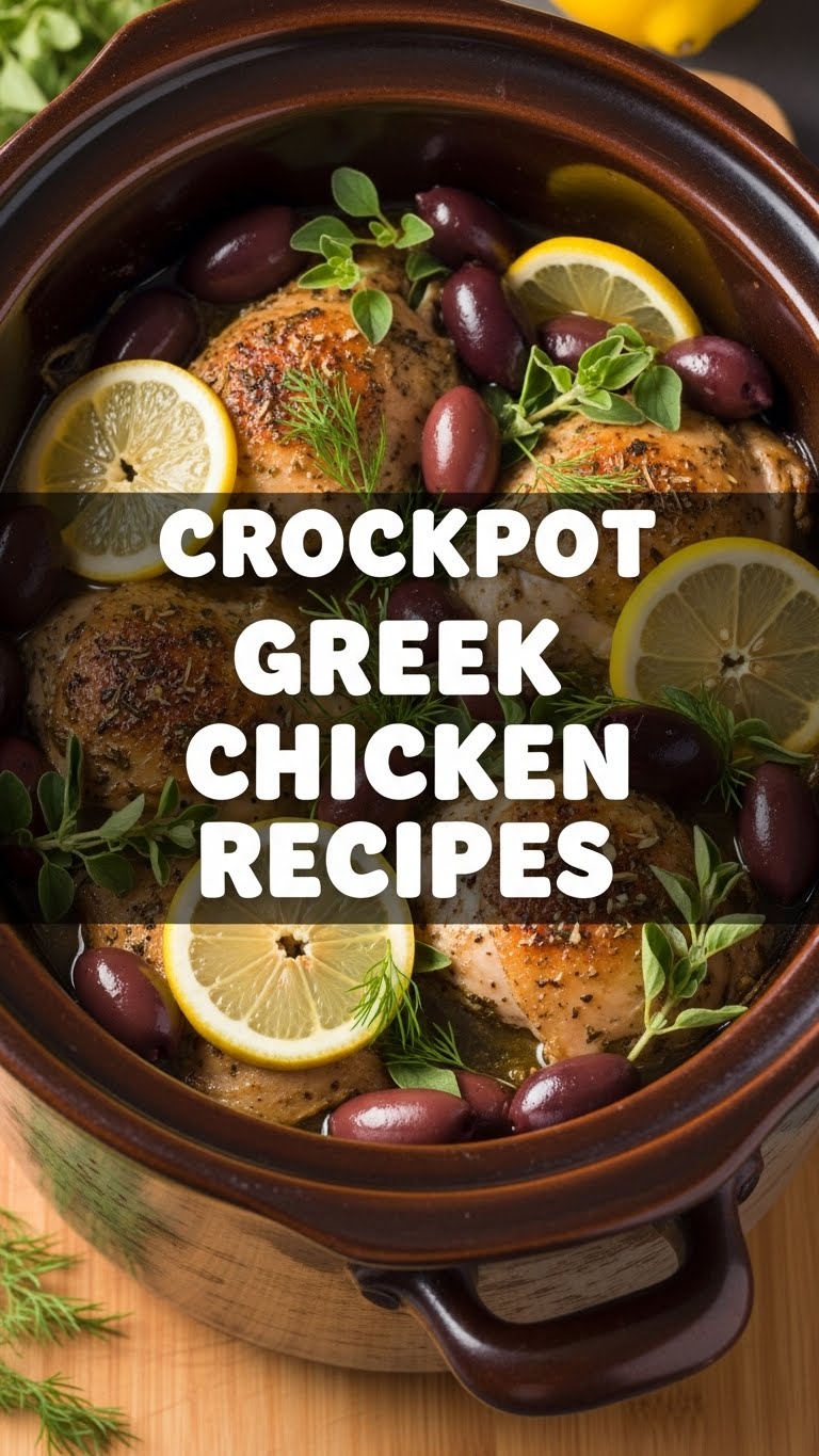 Crockpot Greek Chicken Recipes