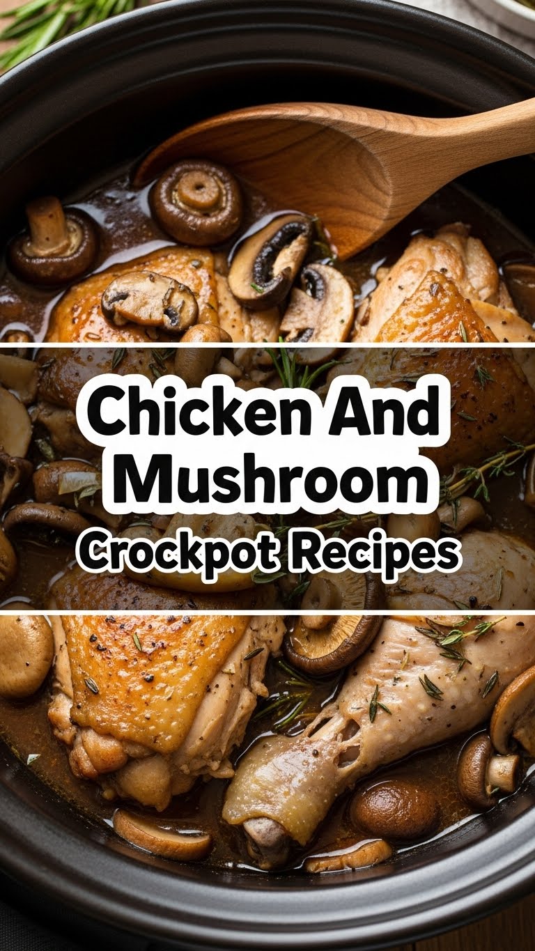 Chicken And Mushroom Crockpot Recipes