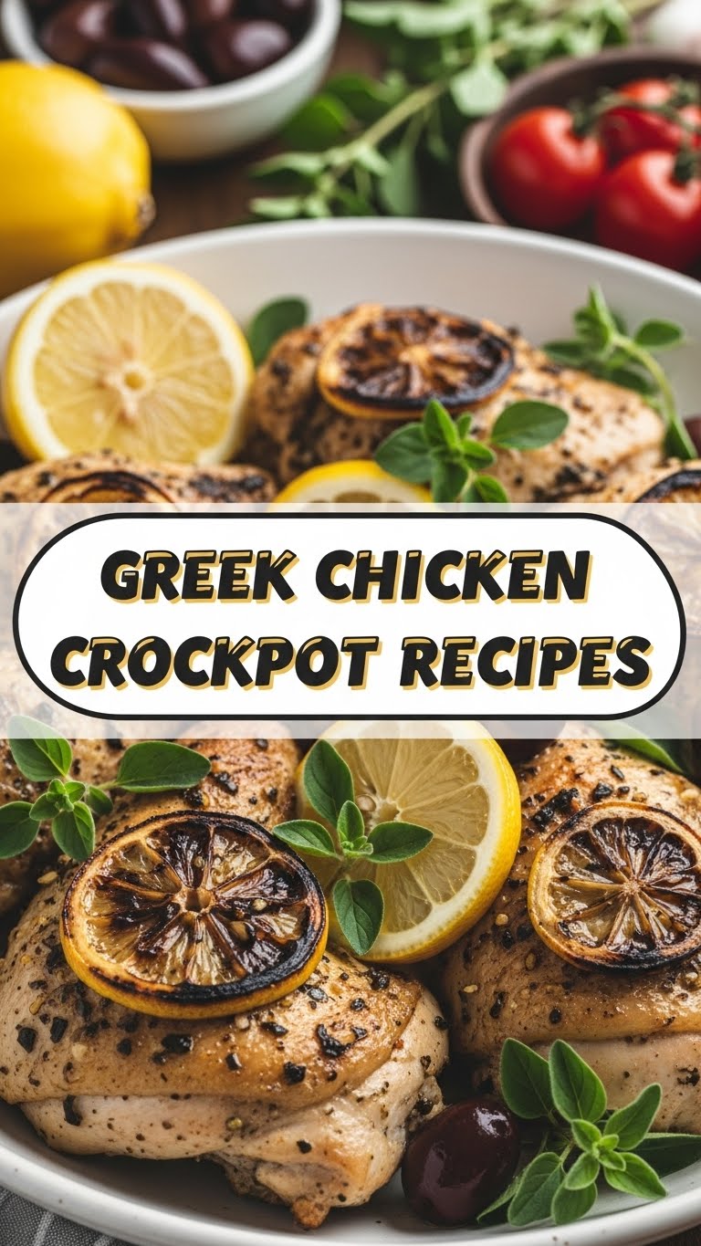 Greek Chicken Crockpot Recipes