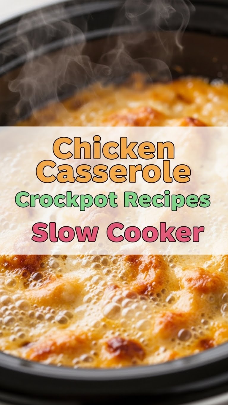 Chicken Casserole Crockpot Recipes Slow Cooker