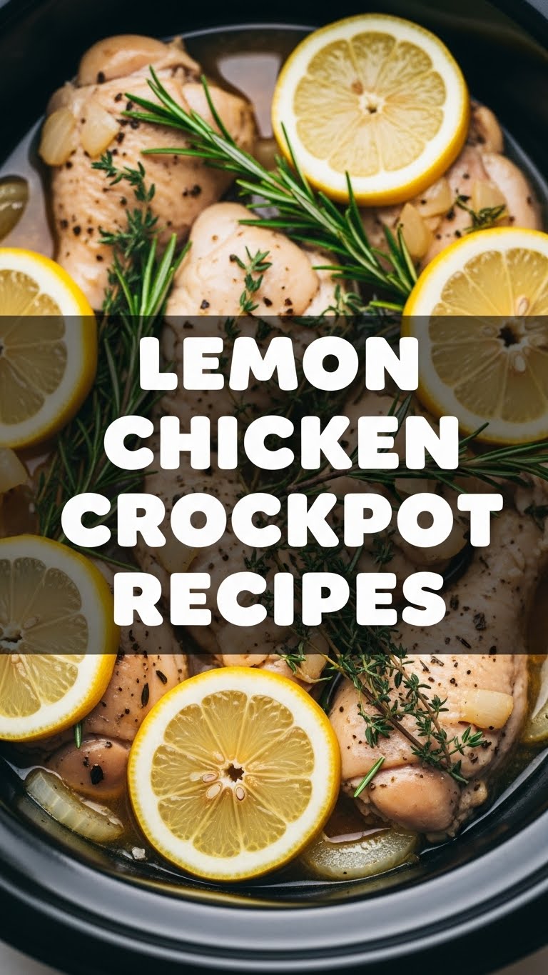 Lemon Chicken Crockpot Recipes