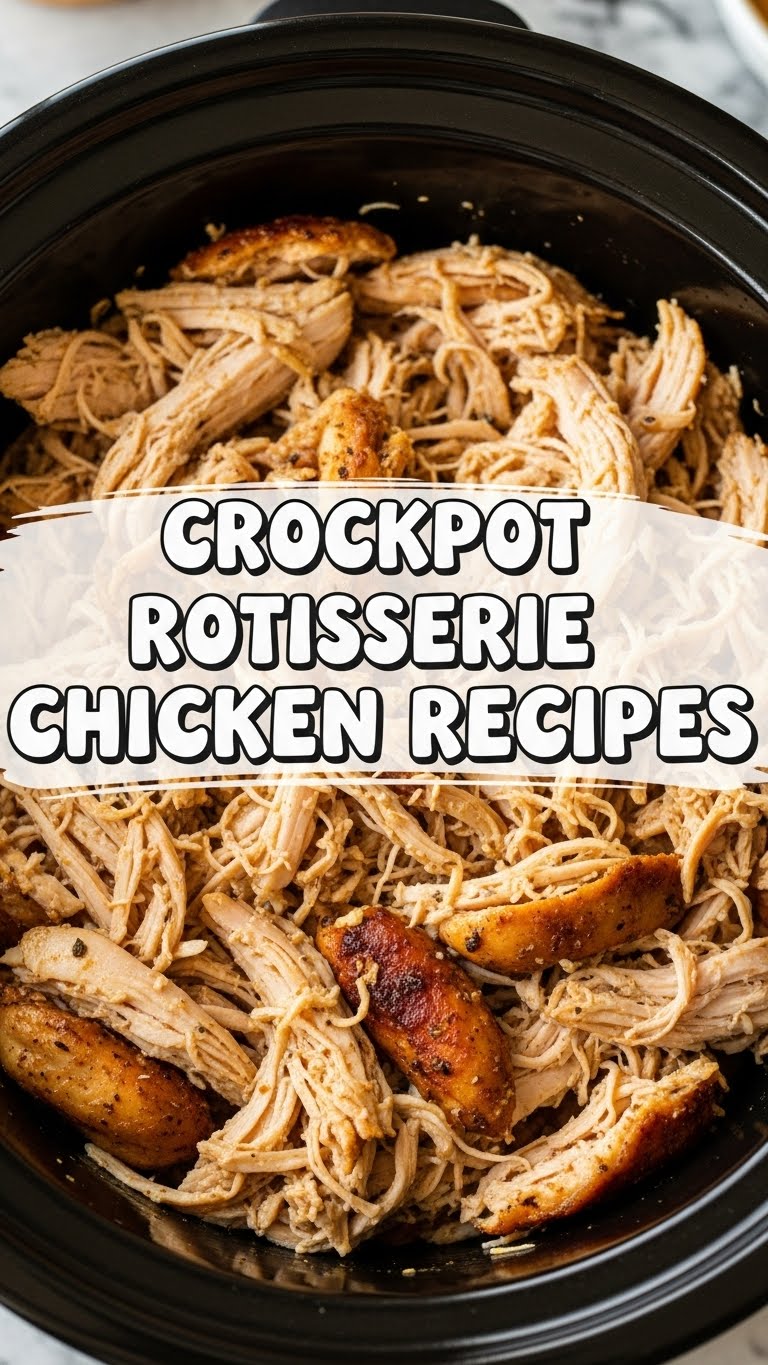Crockpot Rotisserie Chicken Recipes