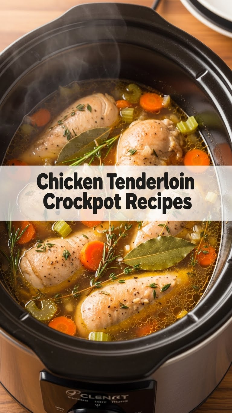 Chicken Tenderloin Crockpot Recipes