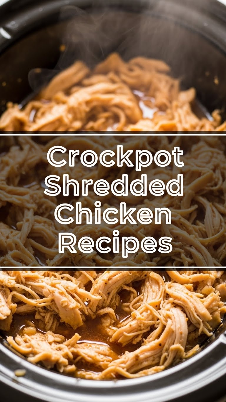 Crockpot Shredded Chicken Recipes