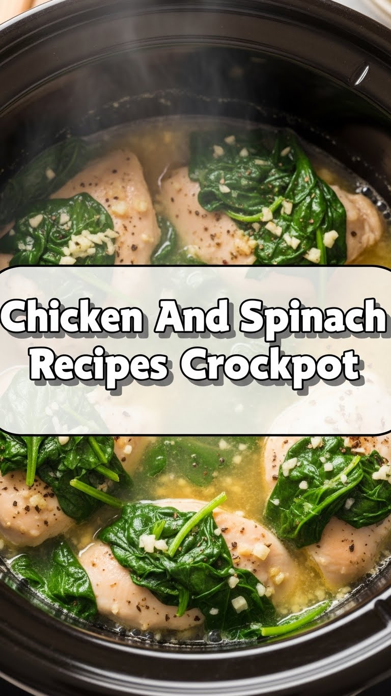 Chicken And Spinach Recipes Crockpot