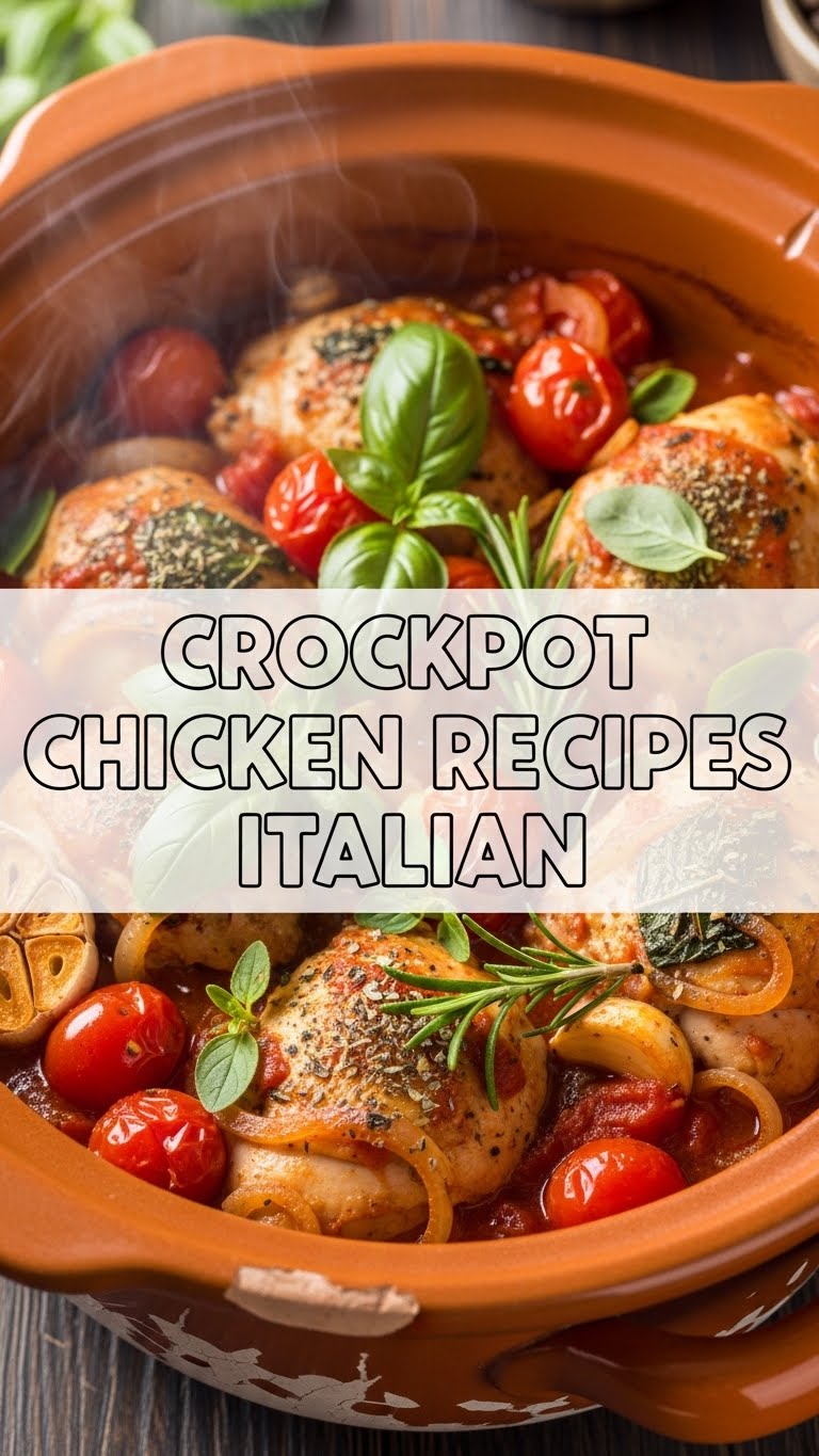 Crockpot Chicken Recipes Italian