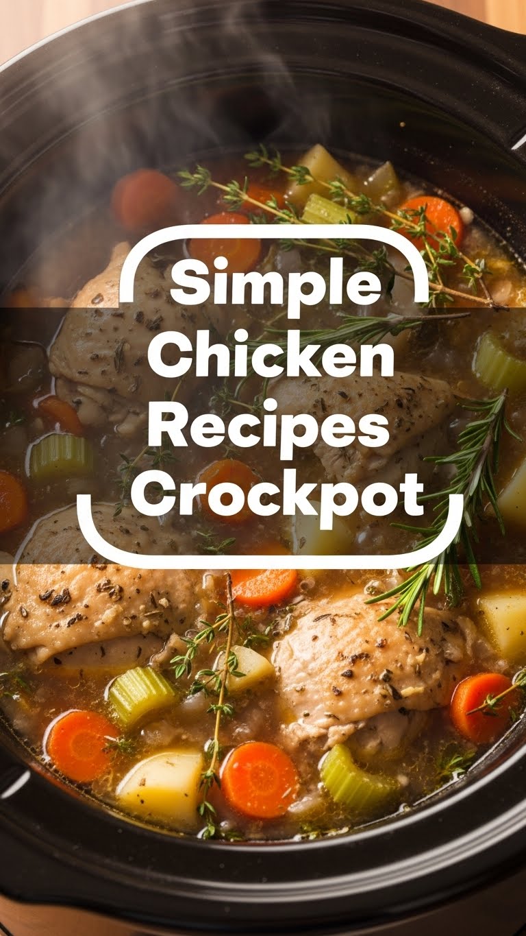 Simple Chicken Recipes Crockpot
