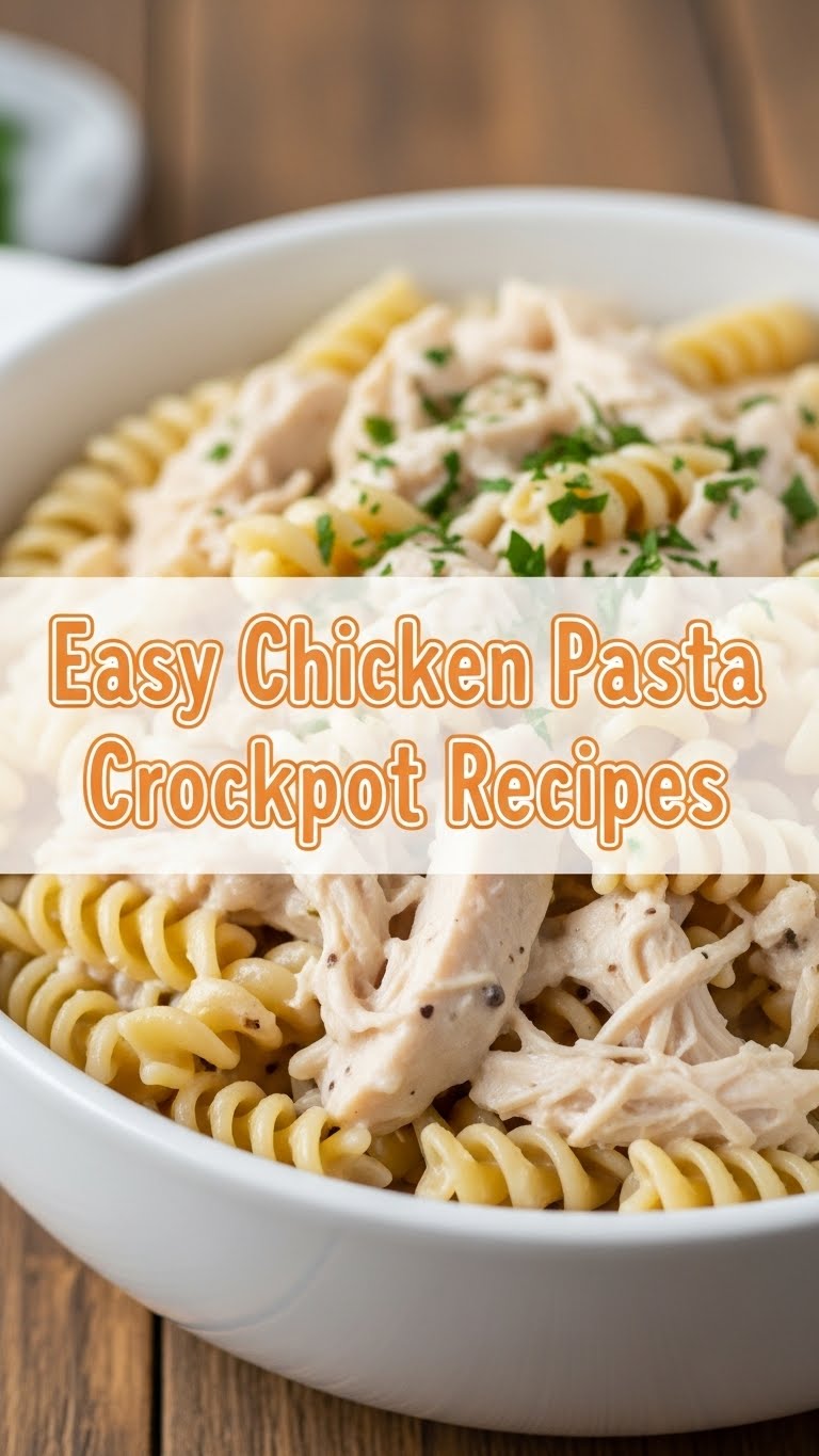 Easy Chicken Pasta Crockpot Recipes