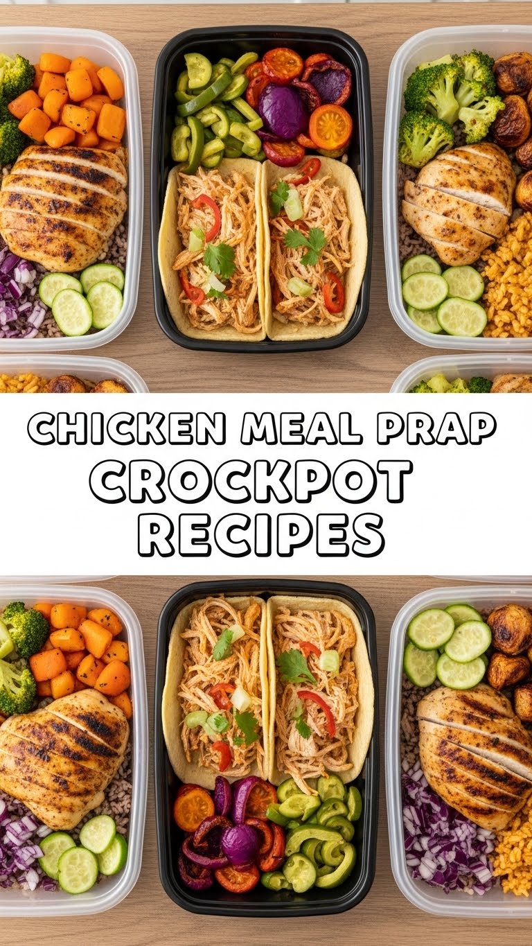 Chicken Meal Prep Crockpot Recipes