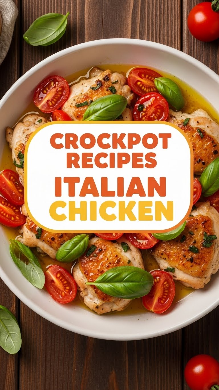 Crockpot Recipes Italian Chicken
