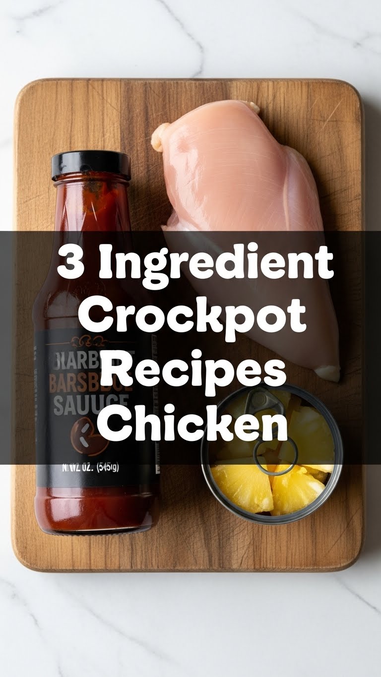 3 Ingredient Crockpot Recipes Chicken