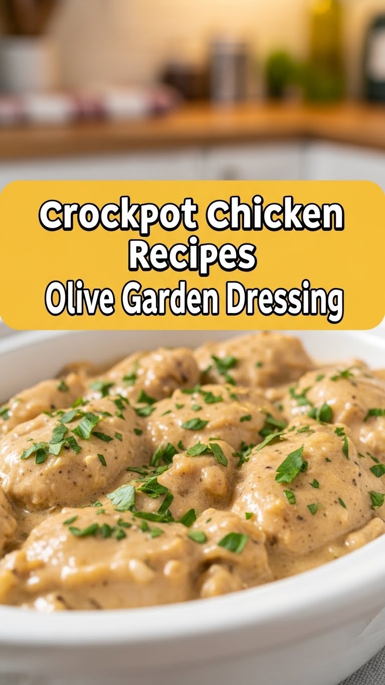 Crockpot Chicken Recipes Olive Garden Dressing