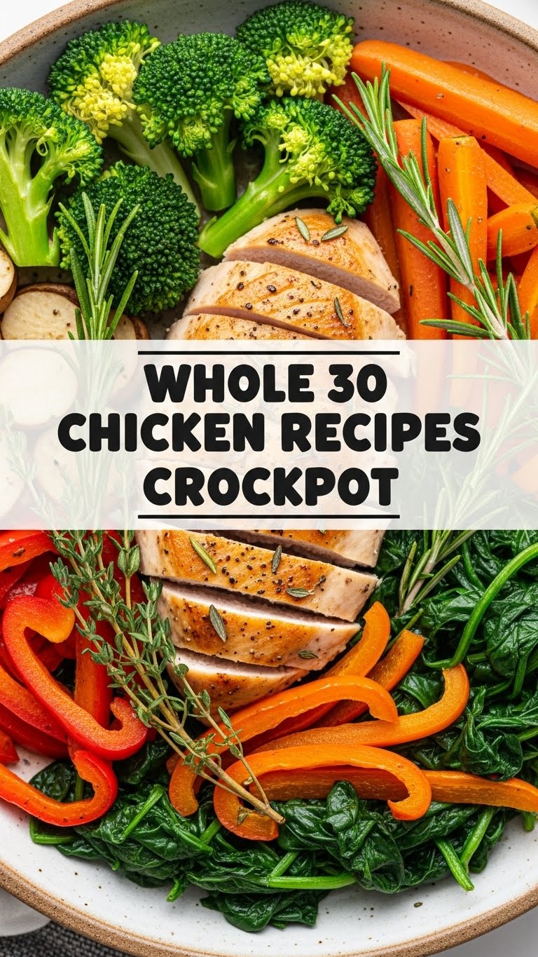 Whole 30 Chicken Recipes Crockpot