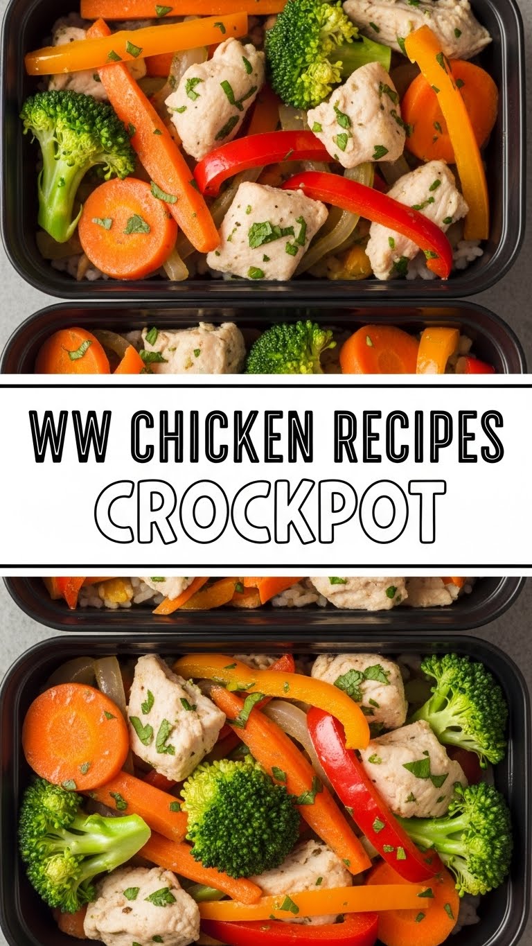 Ww Chicken Recipes Crockpot