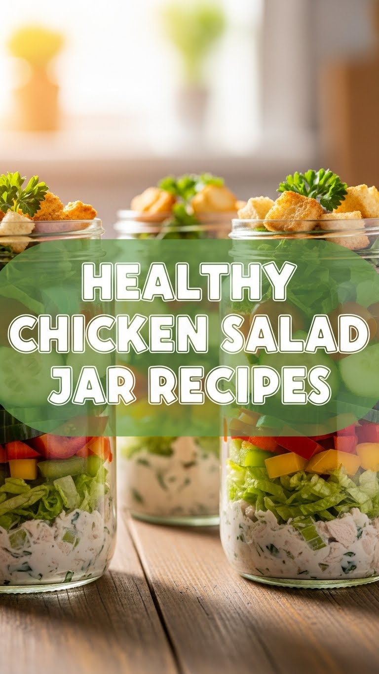 Healthy Chicken Salad Jar Recipes