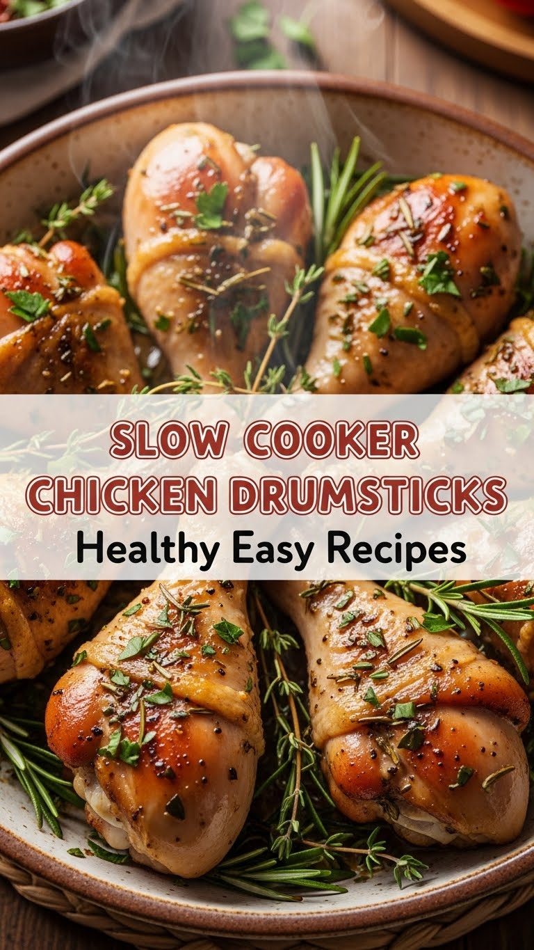 Slow Cooker Chicken Drumsticks Healthy Easy Recipes