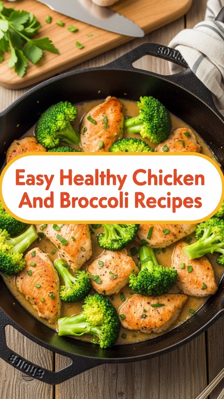 Easy Healthy Chicken And Broccoli Recipes