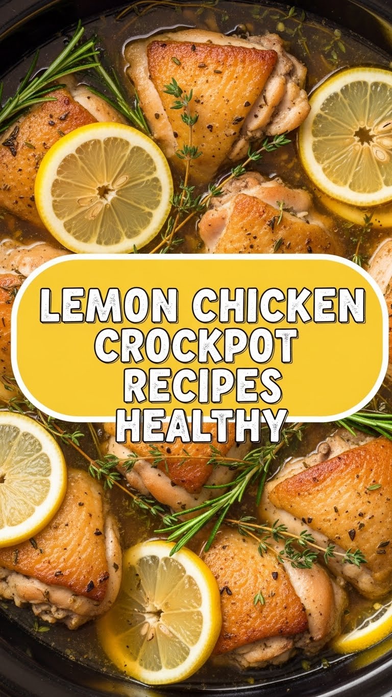Lemon Chicken Crockpot Recipes Healthy