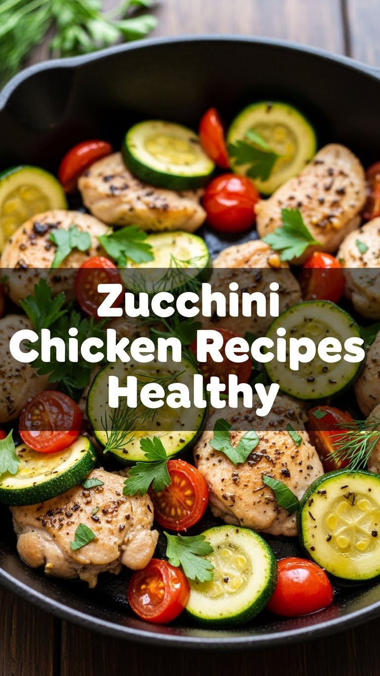 Zucchini Chicken Recipes Healthy
