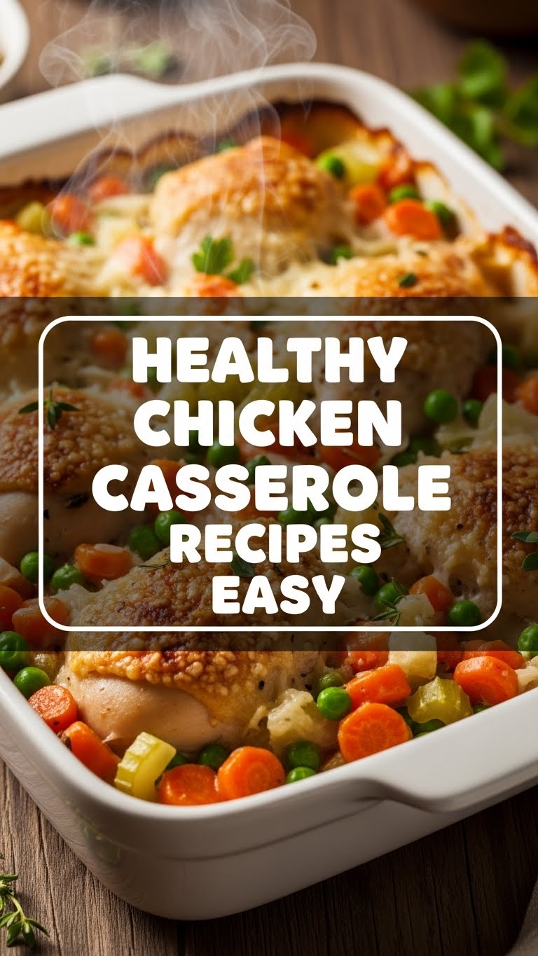 Healthy Chicken Casserole Recipes Easy