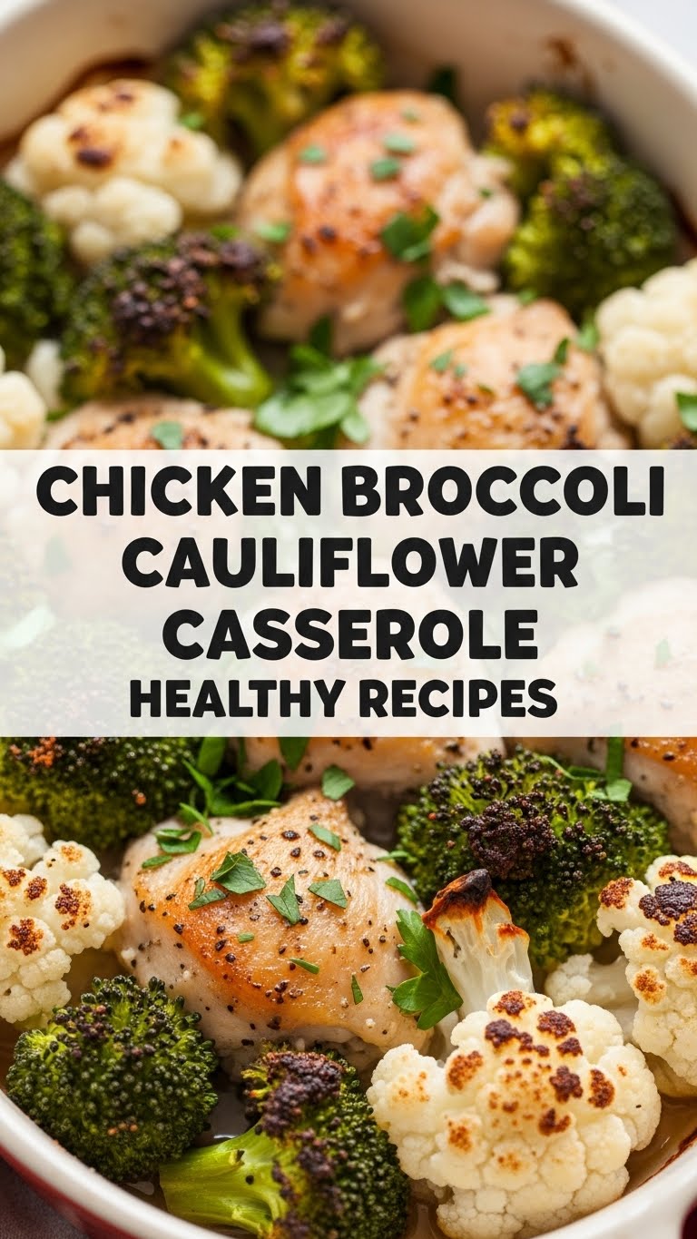 Chicken Broccoli Cauliflower Casserole Healthy Recipes