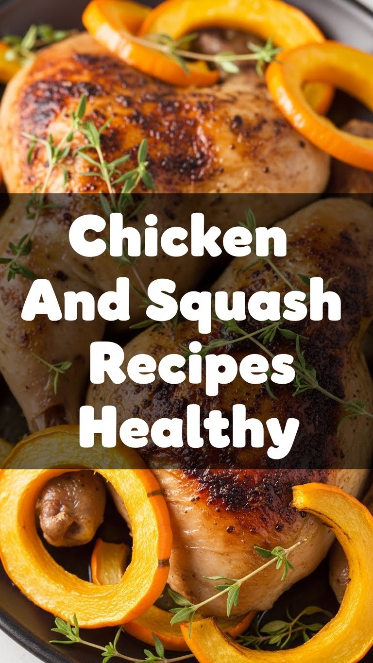 Chicken And Squash Recipes Healthy