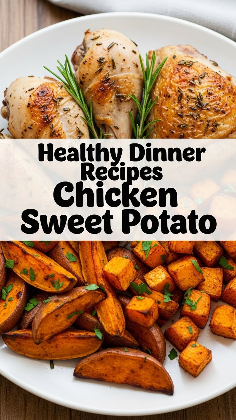 Healthy Dinner Recipes Chicken Sweet Potato